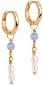 Enamel Copenhagen Liva Hoops in Blue Quartz at Nordstrom