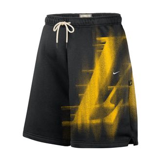 Nike Los Angeles Lakers Standard Issue Nike Mens Fleece Basketball Shorts in Black | IQ1501-010