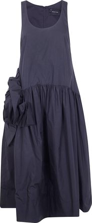 Simone Rocha Pressed Rosette Tapered Back Flounce Dress