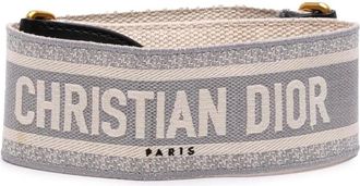 Dior Pre-owned Accessories, female, Gray, Size: ONE SIZE Pre-owned Adjustable Bag Strap