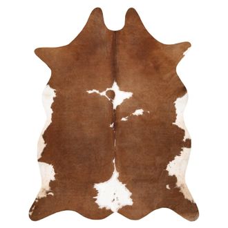 RugsX RugsX Cow Hide Rug in Brown | Size: 155 cm x 195 cm