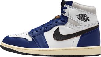 Nike Air Jordan 1 High OG Rare Air Mens Shoes (DZ5485-100, White/Neutral Grey/Deep Royal Blue/Black), White/Neutral Grey/Deep Royal Blue/Black, 8 UK