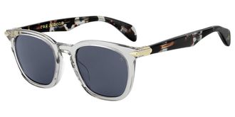 Rag & Bone RNB5021/S KB7/IR Mens Sunglasses Clear Size 50