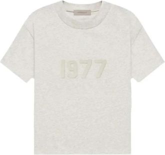 Fear of God Oatmeal Essentials T-shirt 1977 - Heren - T-shirts - Wit - L - Katoen - Tops