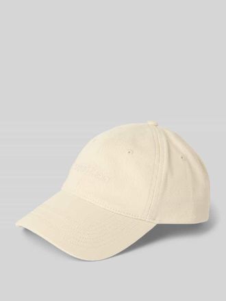 Calvin Klein Basecap mit Label-Stitching in Beige, Gr&ouml;&szlig;e 1