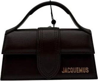 Jacquemus Mini Tas met Klep - Dames - Handtassen - Bruin - ONE Size - Katoen - Tassen