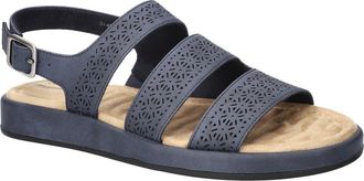 Easy Street Link Laser Cut Slingback Sandal in Navy at Nordstrom Rack, Size 8.5