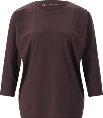 Raffaello Rossi Tops, Dames, Bruin, 3Xl, T-Shirts