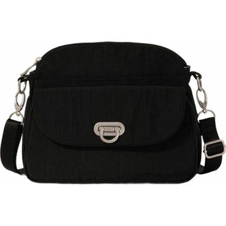 Baggallini Coastal Flip Lock Crossbody Bag in Black at Nordstrom