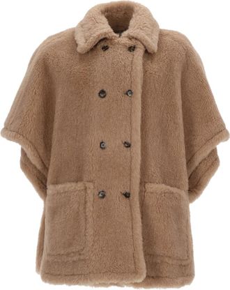 Max Mara Beige Shirt Collar Trench Coat