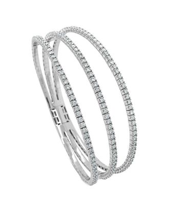 Sabrina Designs 14K 2.85 Ct. Tw. Diamond 3-Row Bracelet