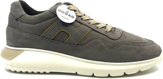 Hogan H371 Interactive Sneakers - Heren - Sneakers - Grijs - 41 1/2 EU - Leer - Schoenen
