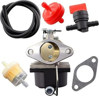 OEM Filtro De Combustible Del Carburador Y Manguera De Combustible Para Motor Tecumseh 640065a 640065 Ohv110 Ohv115 Ohv120 Ohv125 Ohv130 Ohv135 Ov358ea, T