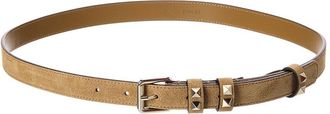 Valentino Rockstud Suede Belt