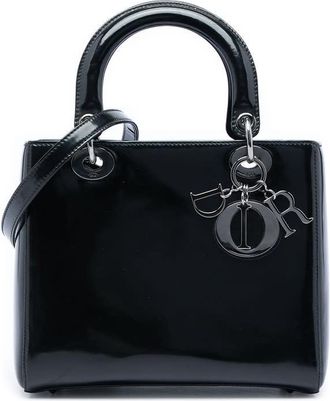 Dior Pre-owned Dior Medium Patent Lady Dior Ladies 6LB2W8PGJV7D0C9I
