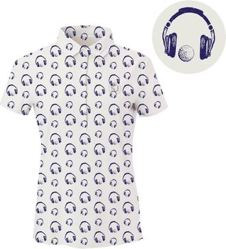 SwingJuice Womens Golf & Hip Hop Polo In Cloud