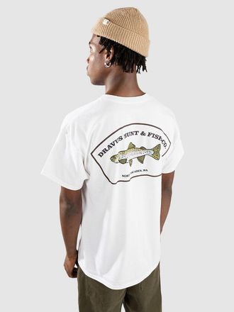 Dravus Hunt And Fish T-Shirt bianco