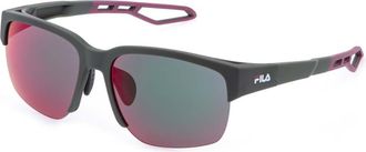 Fila SFIA06 J97V Mens Sunglasses Green Size 60