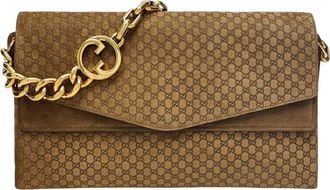 Gucci Brown Logo Large Shoulder Bag