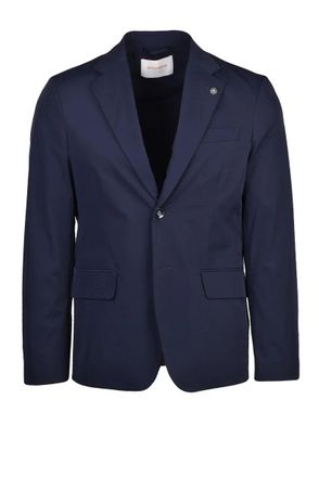 Officina 36 Mens Nylon Effect Jacket - Blue