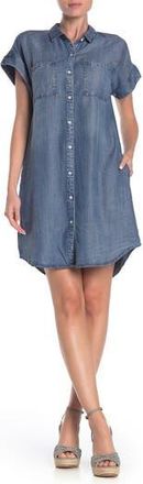 Velvet Heart Marcie Button Up Shirt Dress in Malibu at Nordstrom Rack, Size X-Small