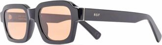 Retro Superfuture Caro 4KJ Zonnebril - unisex - Zonnebrillen - Zwart - 52 MM - Accessoires