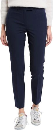Marella Broeken, Dames, Blauw, L, Wol, Chino Broek