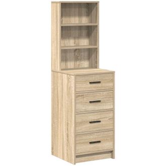 vidaXL Alacena Roble Sonoma 40 X 41 X 135 Cm Madera Contrachapada Vidaxl