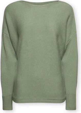 Elena Miro Dames, Truien, Groen, Maat: XS Wol