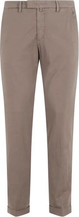 BRIGLIA 1949 Bridle Chinos - Heren - Chinos - Bruin - S - Linnen - Broeken