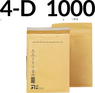 OEM Sobres De Pl&aacute;stico De Burbujas, Protecci&oacute;n Duradera, Material Ecol&oacute;gico, 1000 Unidades - 4-d (200 X 275 Mm)