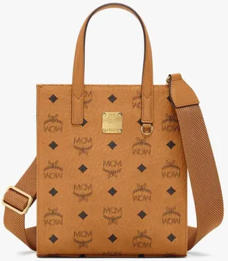 MCM Mini Aren Tote in Visetos