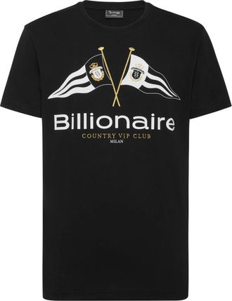 Billionaire Boys Club T-shirt Ronde Hals Vlaggen - Heren - T-shirts - Zwart - L - Katoen - Tops