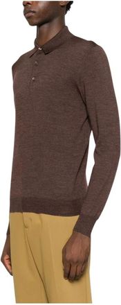 Tagliatore Round-neck Truien - Heren - Ronde hals truien - Bruin - 3XL - Truien & Vesten