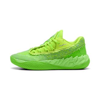 Puma Scarpe da basket MB.05 Lo Flourish Unisex, Scarpe, Verde, 49.5