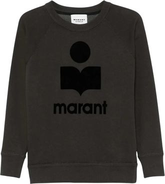Isabel Marant Millyny Sweatshirt - Dames - Sweatshirts - Zwart - XS - Katoen - Hoodies & sweatvesten