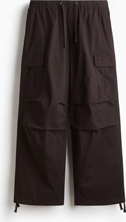 H&M Cargohose in Loose Fit - Brown