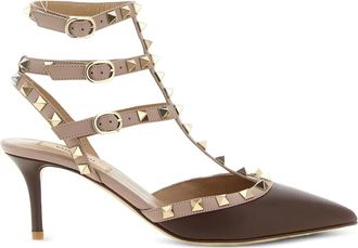 Valentino Garavani 65mm Rockstud pumps - Bruin