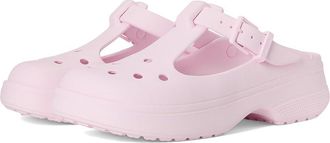 Crocs Classic Mary Jane Clogs, Mary Janes for Women Slippers Pink Milk : Mens 4 - Womens 6 Medium, EVA