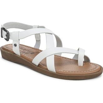 Blowfish Devon 3 Sandal in White Faux Leather at Nordstrom Rack, Size 6.5