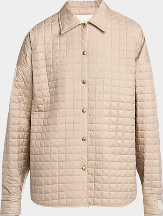 Moncler Reversible Quilted Shirt Jacket