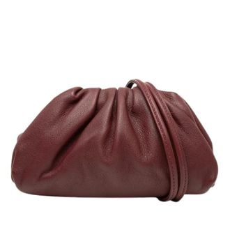 Bottega Veneta Pre-owned Extra Mini Pouch - Dames - Pre-owned - Bruin - Maat: ONE Size Zijde