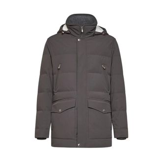Brunello Cucinelli Hombre, Chaquetas, Gris, Talla: L