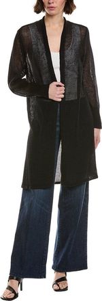 Eileen Fisher Eileen Fisher Long Linen-Blend Cardigan