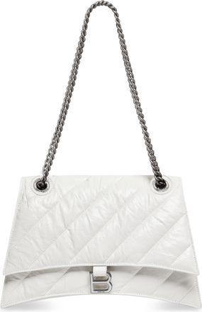 Balenciaga (WMNS) Balenciaga Crush Medium Chain Bag Quilted Optic White 716393210J09001