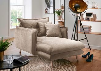 Inosign Loveseat »Lazio« moderner Sessel mit einer bequemen Polsterung, 2 Stk. Zierkissen