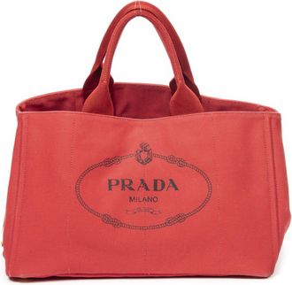 Prada Large Canapa Tote Handtas