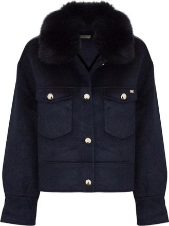 PHO Firenze Giacca corta - - Jackets - Donna - Blu - S