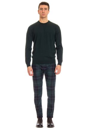 Drumohr Extrafine Super 140s Wool Crewneck Sweater