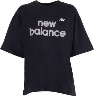 New Balance Jersey Graphic T Shirt Black